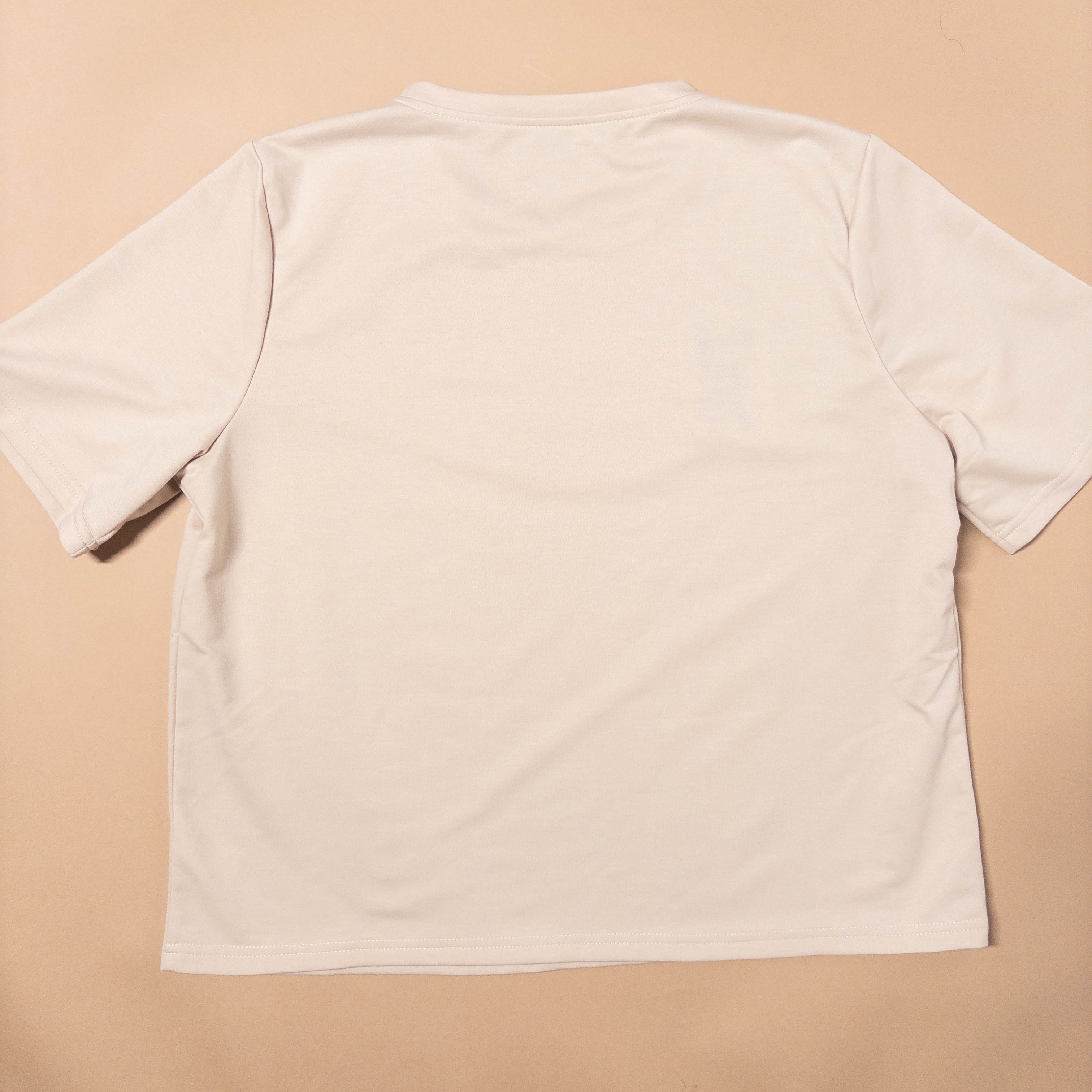 Nonbinary Pride Fantasy Dagger Cropped Shirt in Cream | Medium