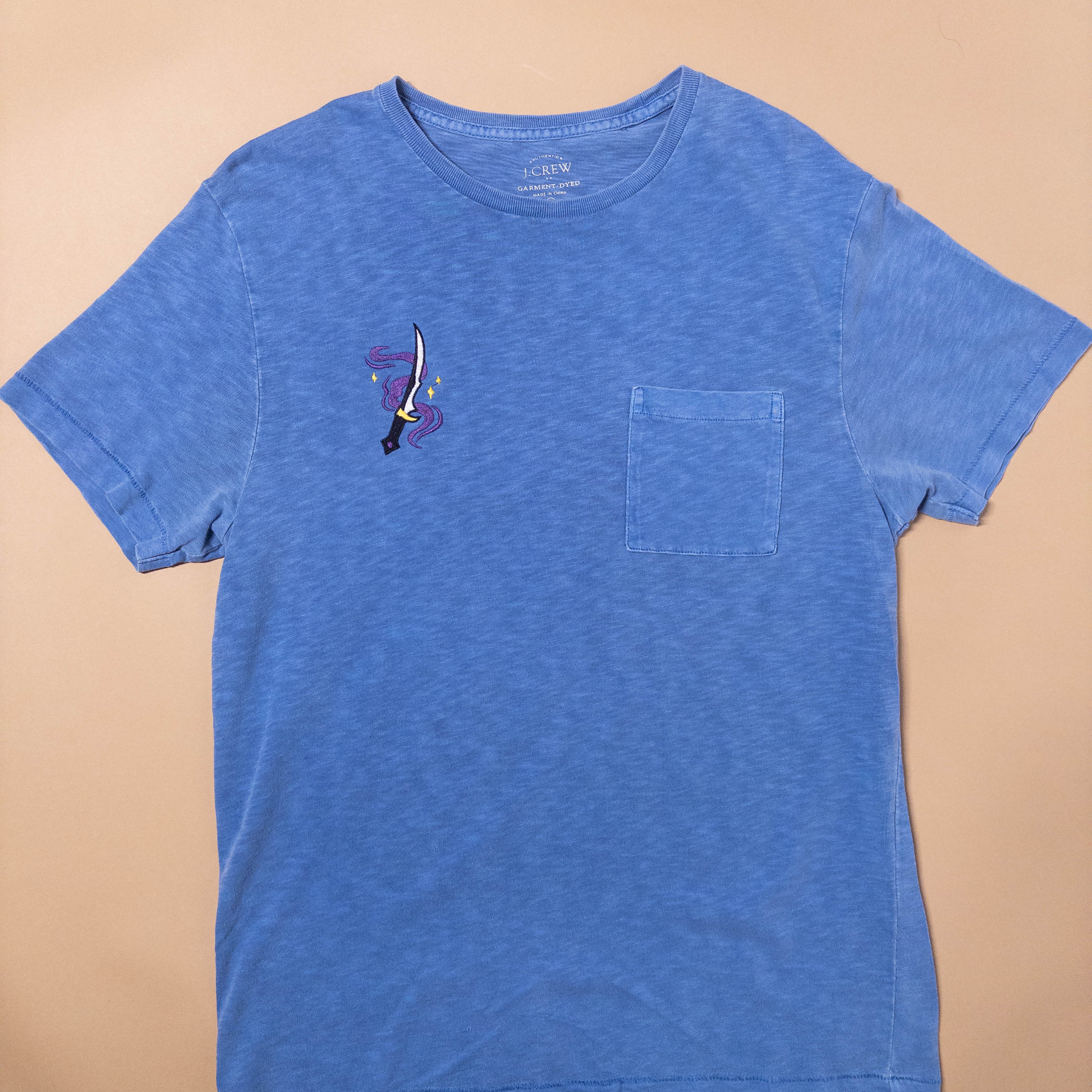 Nonbinary Pride Fantasy Dagger in Light Blue | Medium