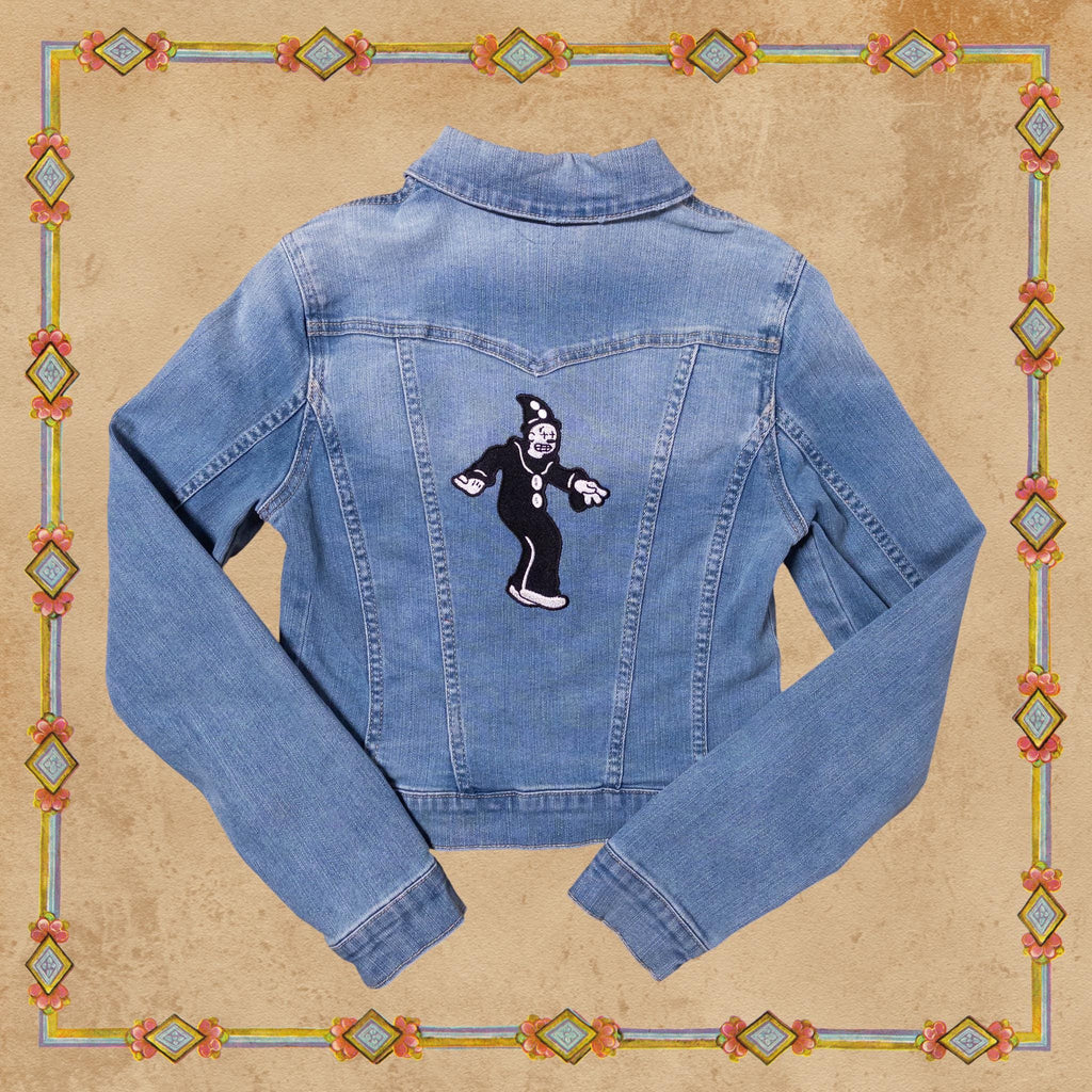 Vintage Clown Jean Jacket
