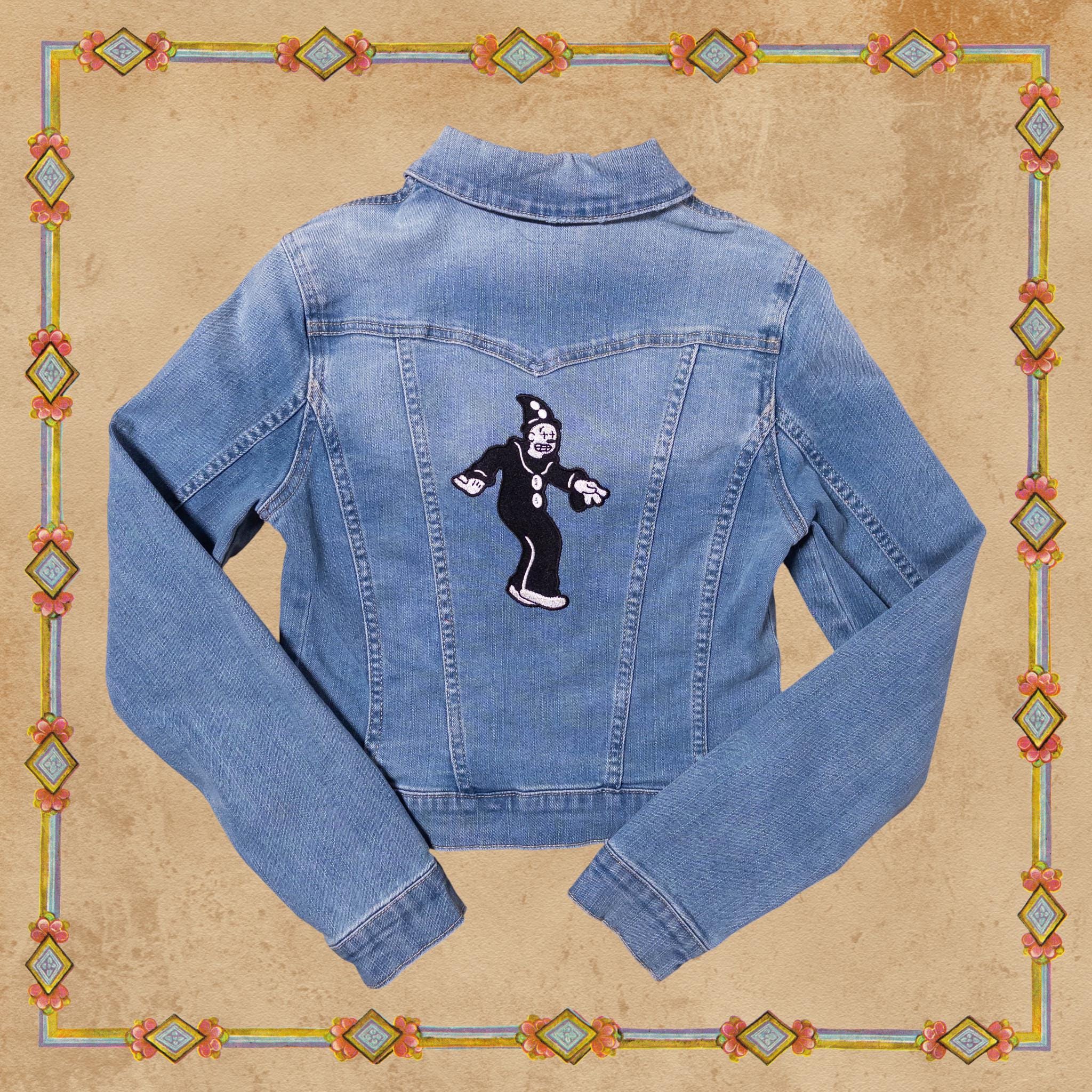 Vintage Clown Jean Jacket