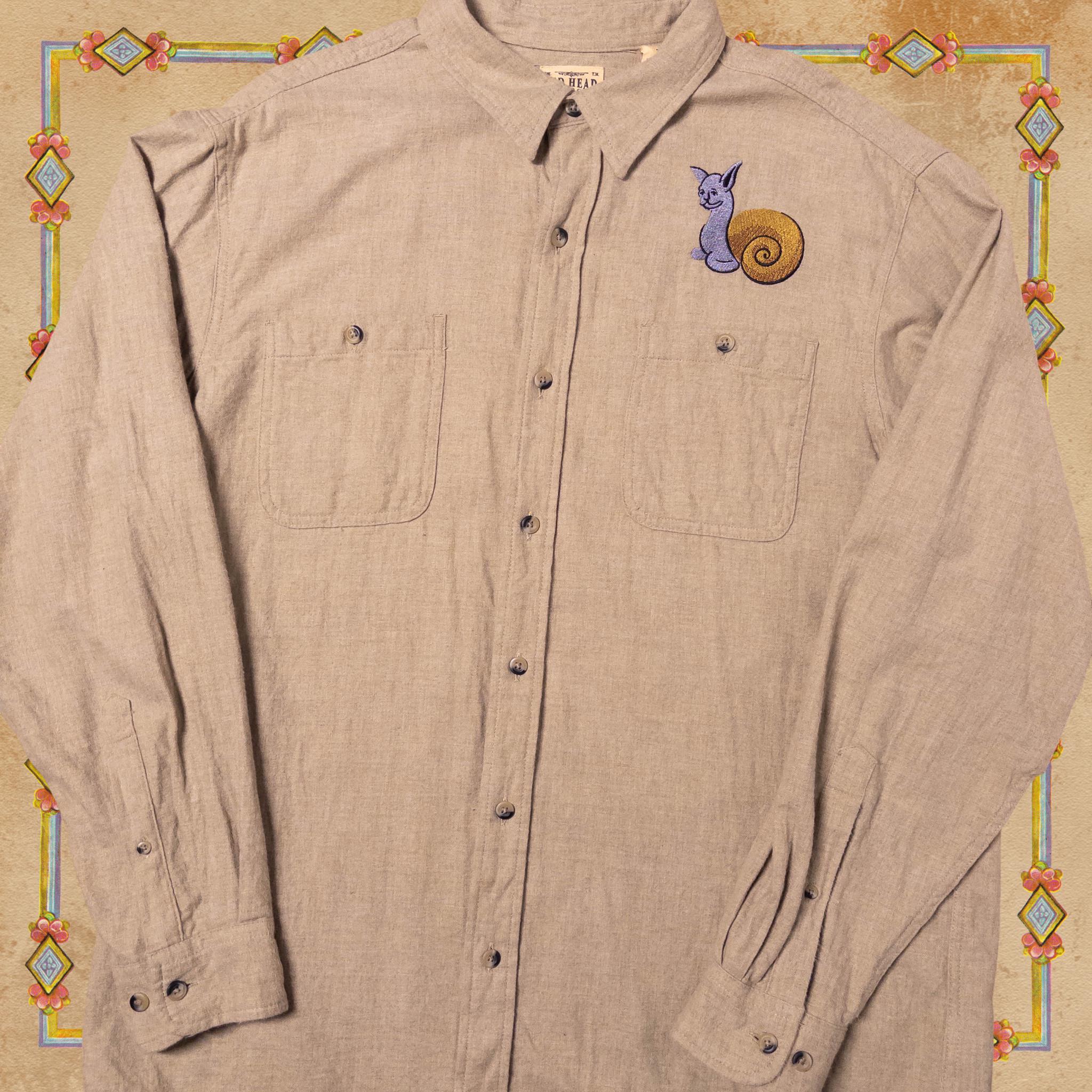 Medieval Peasant Snail Cat Shirt